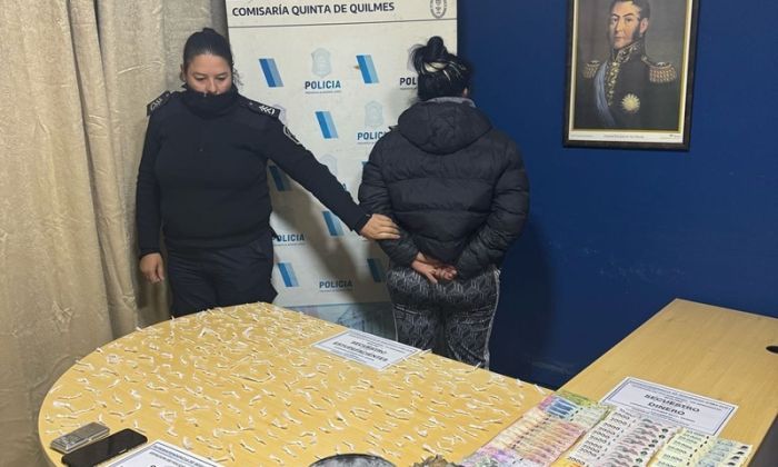 Quilmes - Allanamientos simultáneos, una mujer fue detenida por venta de drogas